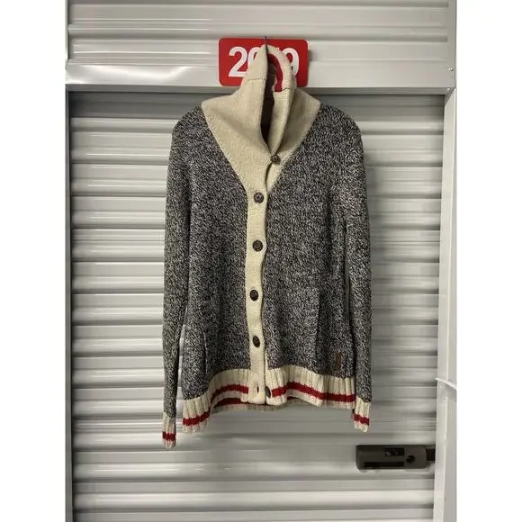 Roots Cabin Womens XL Wool Cardigan Sweater 20.5 X 28 Inches - Picture 1 of 6